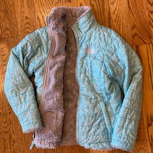 North Face Rosebud Swirl Reversible Coat